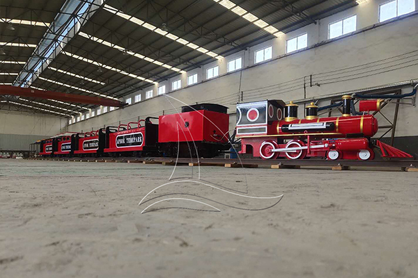 outdoor kids ride on trains