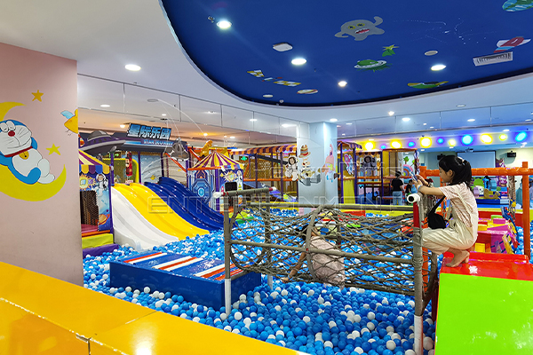 stairs& slides &sea balls in indoor playground