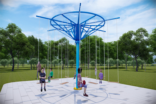 outdoor parks human labour flying chair