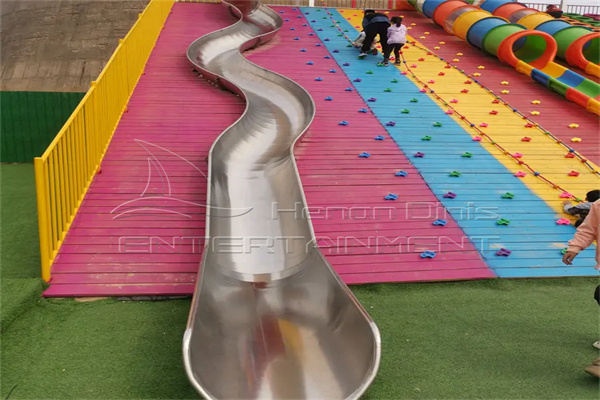 kids slides world stainless wavy slides